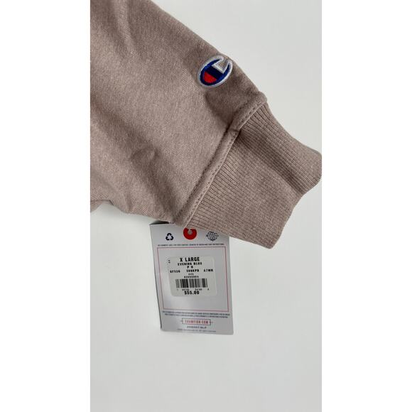 Champion Womens Powerblend Hoodie Size XL Evening Blush Pink New Pullover - Picture 4 of 9
